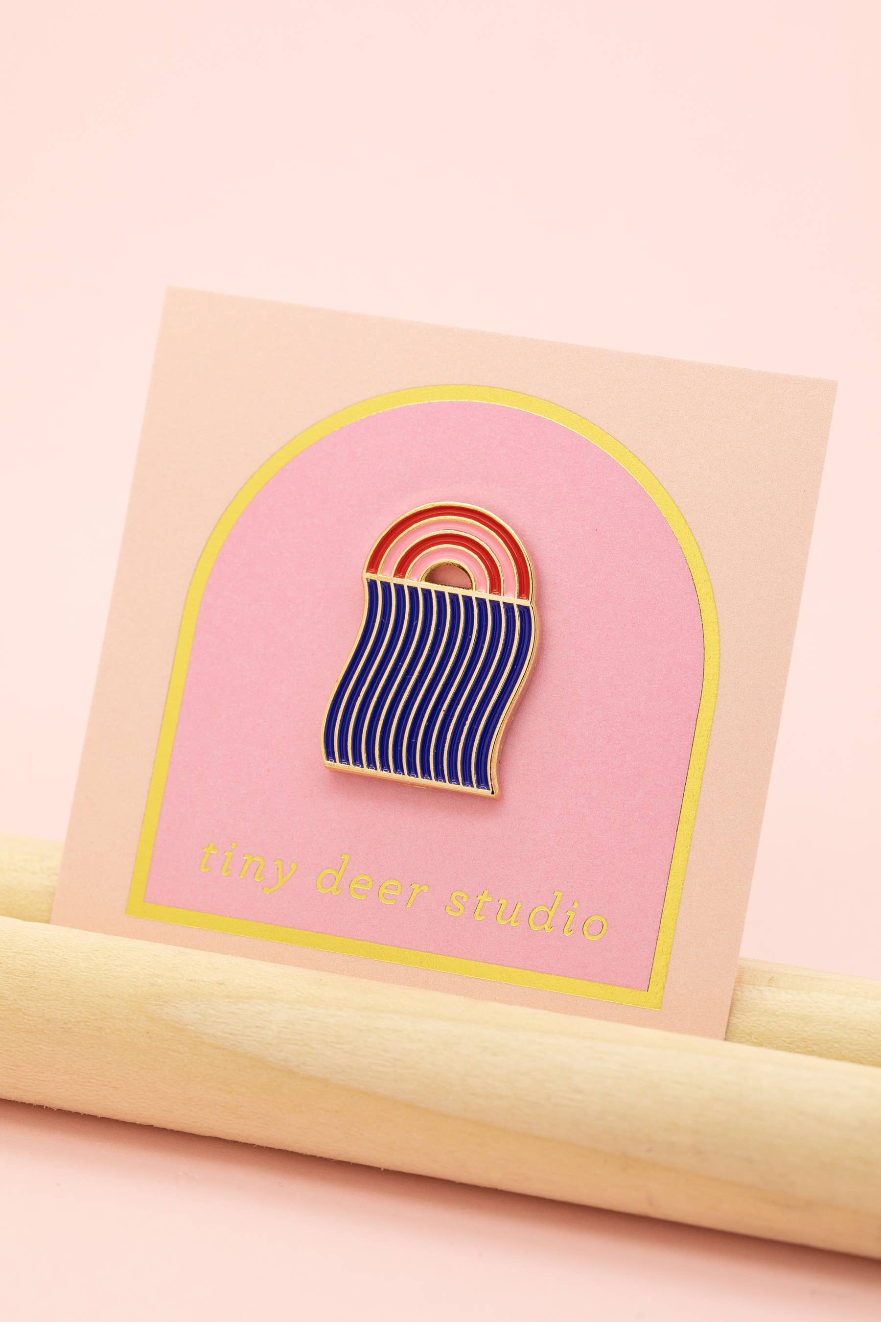 Rainbow River Enamel Pin