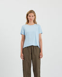 Rynah Tee - Chambray Blue