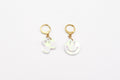 Mushroom + Smile Charm Dangle Earring