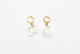 Mushroom + Smile Charm Dangle Earring