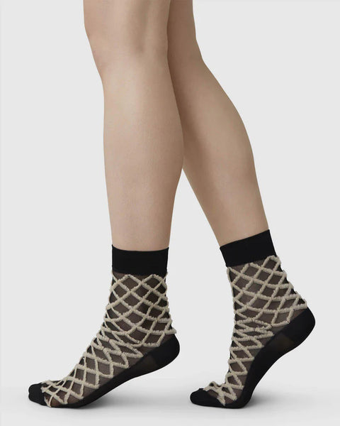 Amelie Mesh Socks – Purr Clothing Calgary