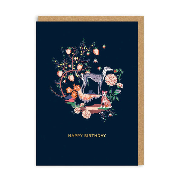 Happy Birthday Painted Kingdom Greeting Card