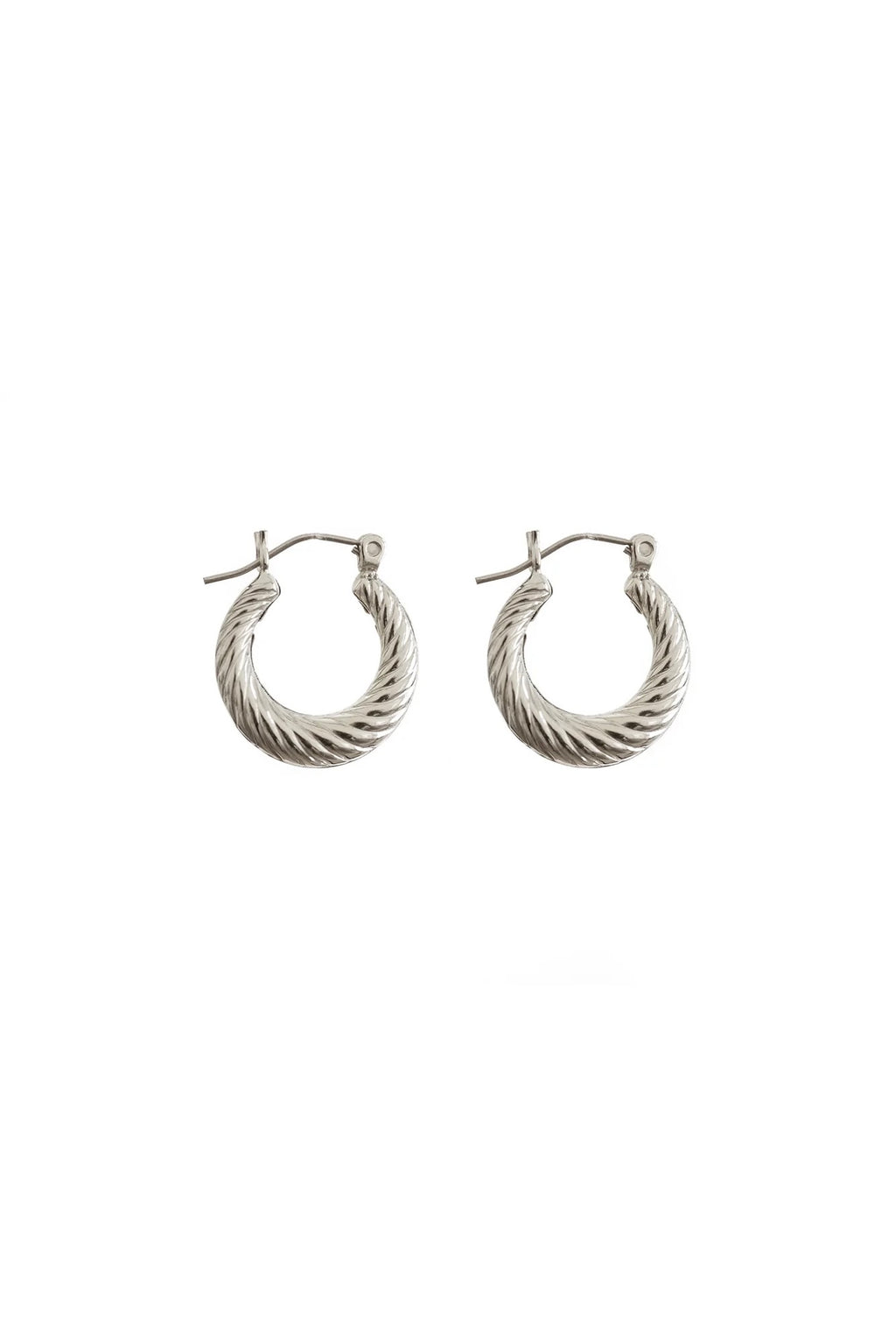 Sail Swirl Hoop Earrings