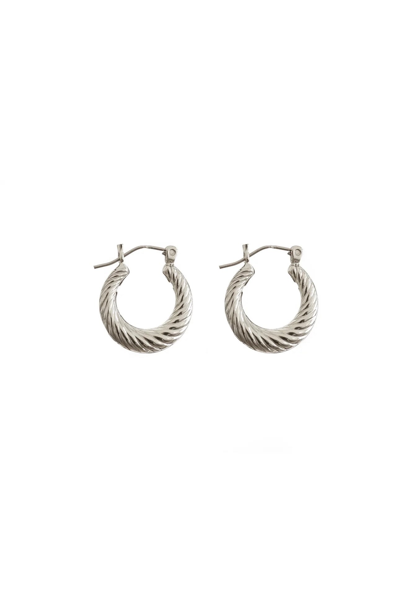Sail Swirl Hoop Earrings