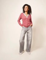 Hannah Cardigan - Mid Pink