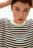 Aranjaa Stripe Sweatshirt - Undyed/Black