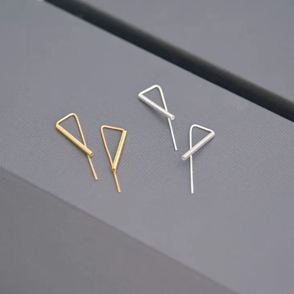 Tate Triangle Hoop Earring