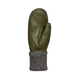 Rolly Leather Mitts - Fern
