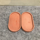 Concrete Oval Trinket Tray