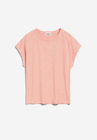 Ofeliaa Pretty Stripe T-Shirt - Peach Blossom/Oatmilk
