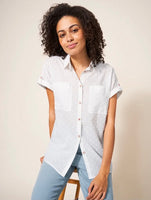 Ella Organic Cotton Shirt - Pale Ivory