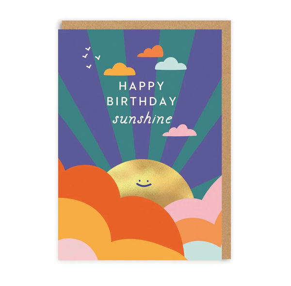 Happy Birthday Sunshine Greeting Card