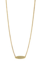 ID Oval Necklace