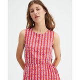 Zambeze Geometric Print Cut Out Dress