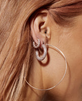 Capri Wire Hoop Earrings