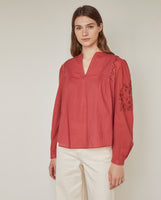 Blouse with Embroidery