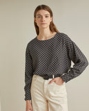 Flowy Geometric Blouse