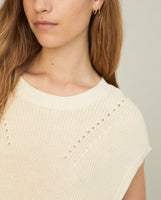 Organic Cotton Knit Vest