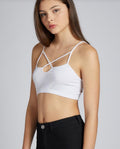 Bamboo Cross Front Bralette