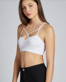 Bamboo Cross Front Bralette