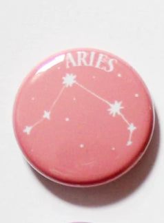 Colourful Zodiac Button Pin