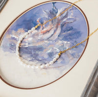 In The Woods 24k Gold Plated & Fresh Water Pearl Necklace