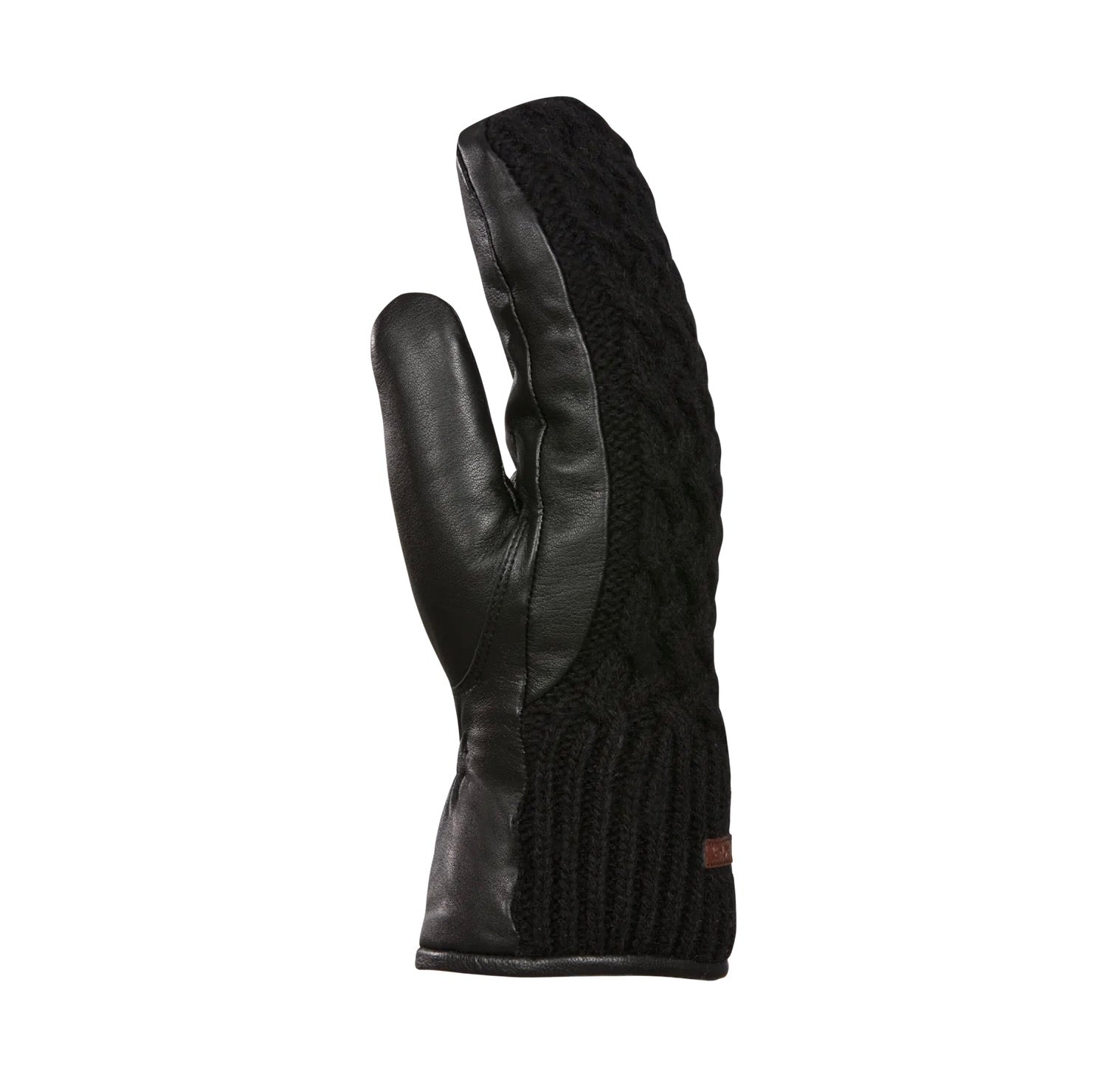 Ariana Leather & Knit Mittens
