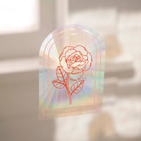 Rose Sun Catcher Sticker