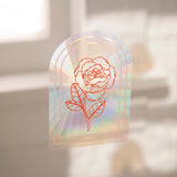 Rose Sun Catcher Sticker