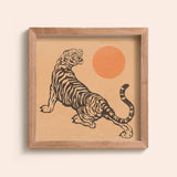 Tiger + Sun Print