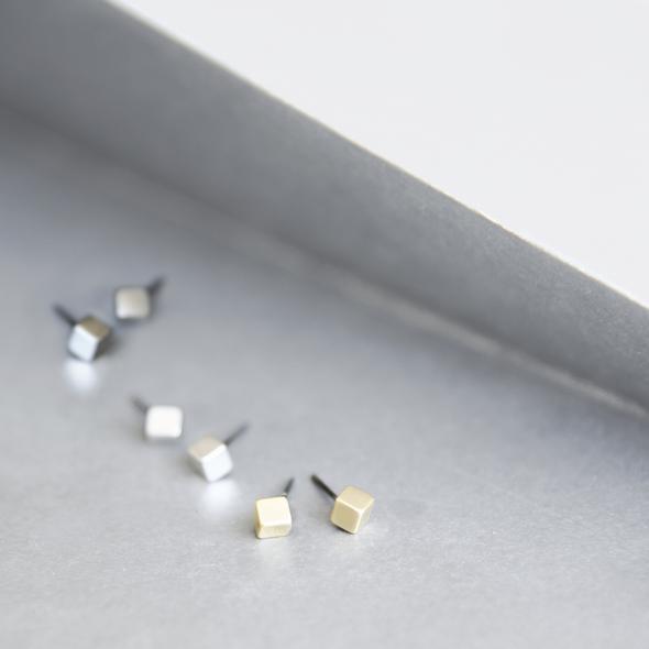 Cube Ear Studs