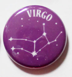 Colourful Zodiac Button Pin
