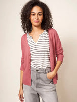 Hannah Cardigan - Mid Pink