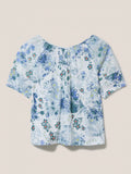 Broderie Print Mix Two Way Top
