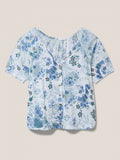 Broderie Print Mix Two Way Top
