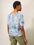 Broderie Print Mix Two Way Top
