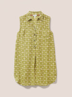 Banji Sleeveless Linen Tunic