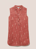 Banji Sleeveless Linen Tunic