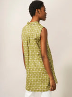 Banji Sleeveless Linen Tunic