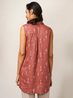 Banji Sleeveless Linen Tunic