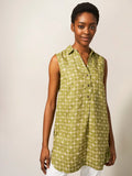 Banji Sleeveless Linen Tunic