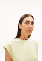 Aranjaa Stripe Sweatshirt - Light Lime/Undyed