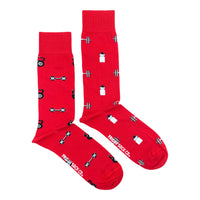 Water Bottle & Weights Gym Socks