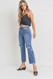 Olive Slim Straight Jean