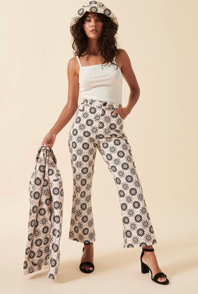 Printed crop deals pants