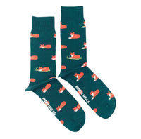 Red Fox Lane Mismatched Socks M