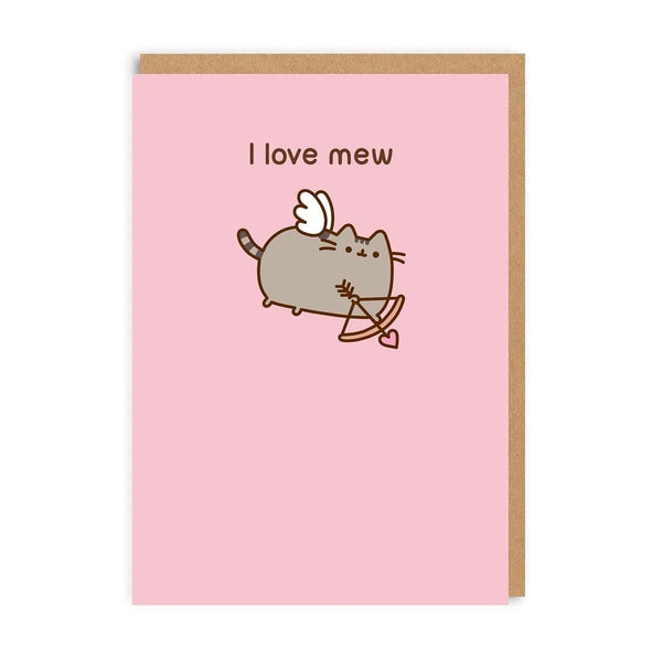 Pusheen I Love Mew Greeting Card