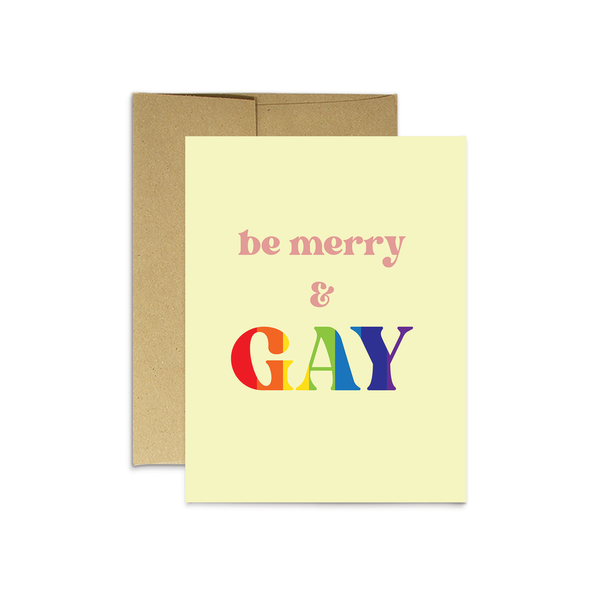 Merry & Gay Greeting Card