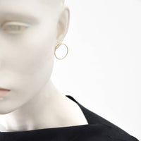 Plus or Minus Ear Jacket Earring