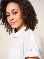 Ella Organic Cotton Shirt - Pale Ivory
